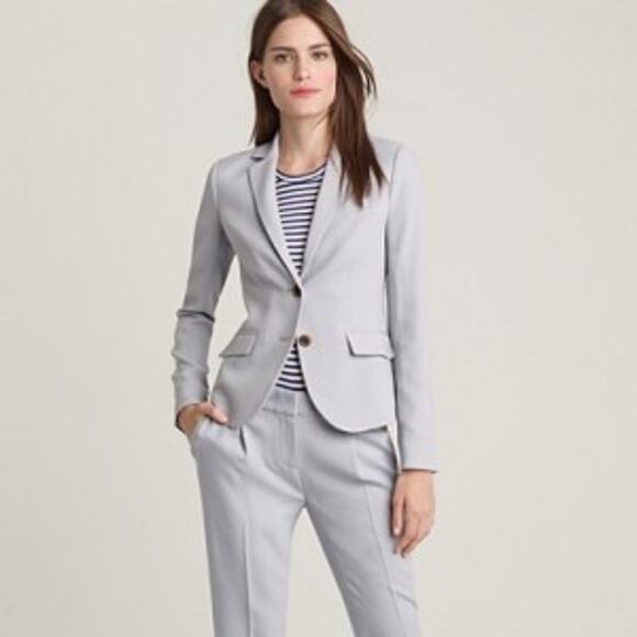 J Crew Jackets & Blazers - NWT J Crew Blazer in Italian 120 Wool Light Violet Size 4P